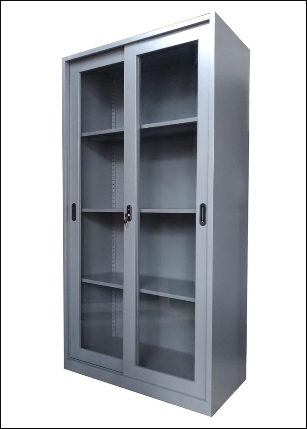 almari dokumen geser kaca