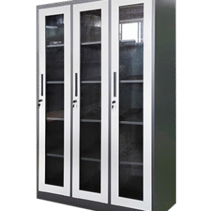 Lemari ArsipTiga Pintu Kaca